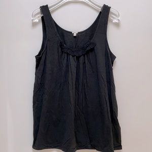 Jcrew sleeveless ruched front tank